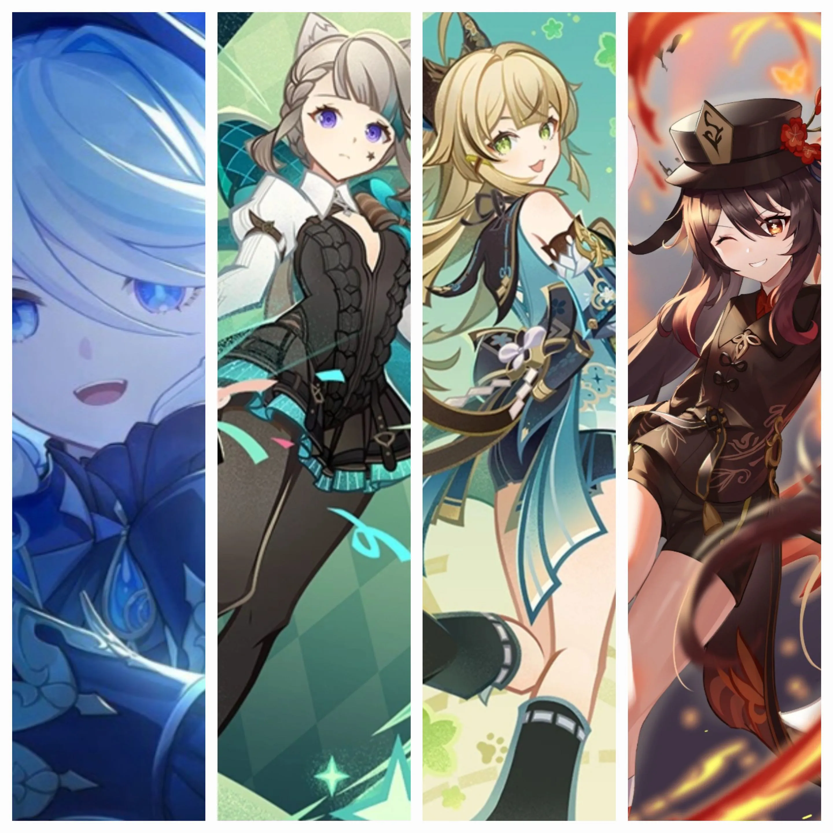 Furina, Tao, Kirara, Lynette
