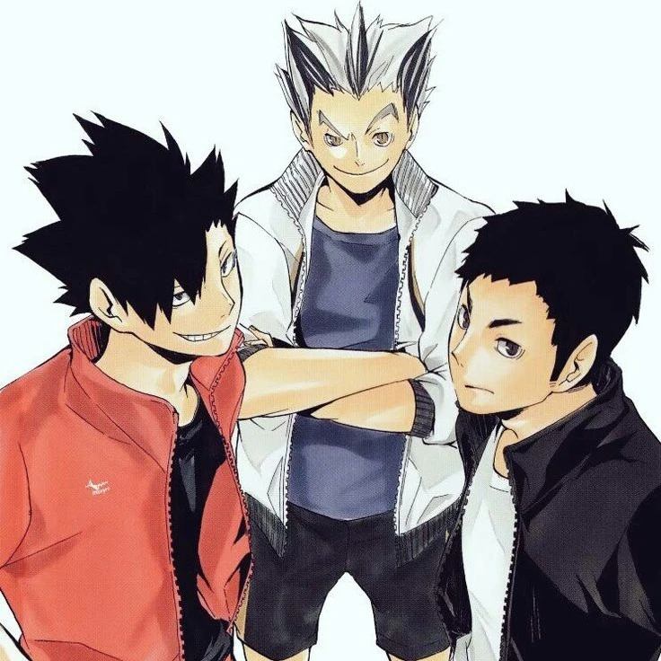 Daichi, Kuroo and Bokuto
