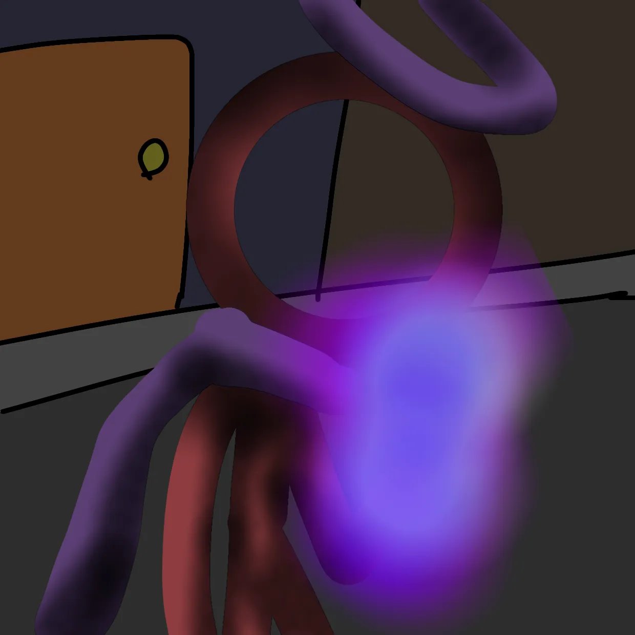 darkness of stick man