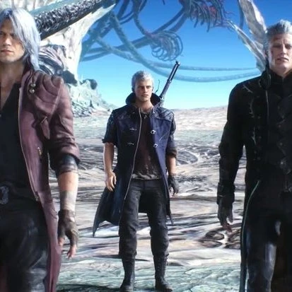 Dante, Vergil and Nero.