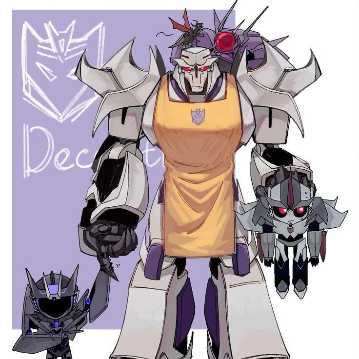 Megatron(husband and 3 kids)