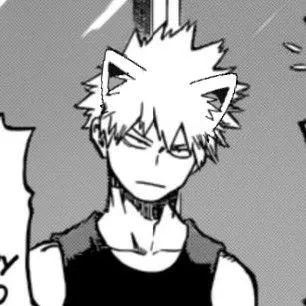 Katsuki Bakugo || cat