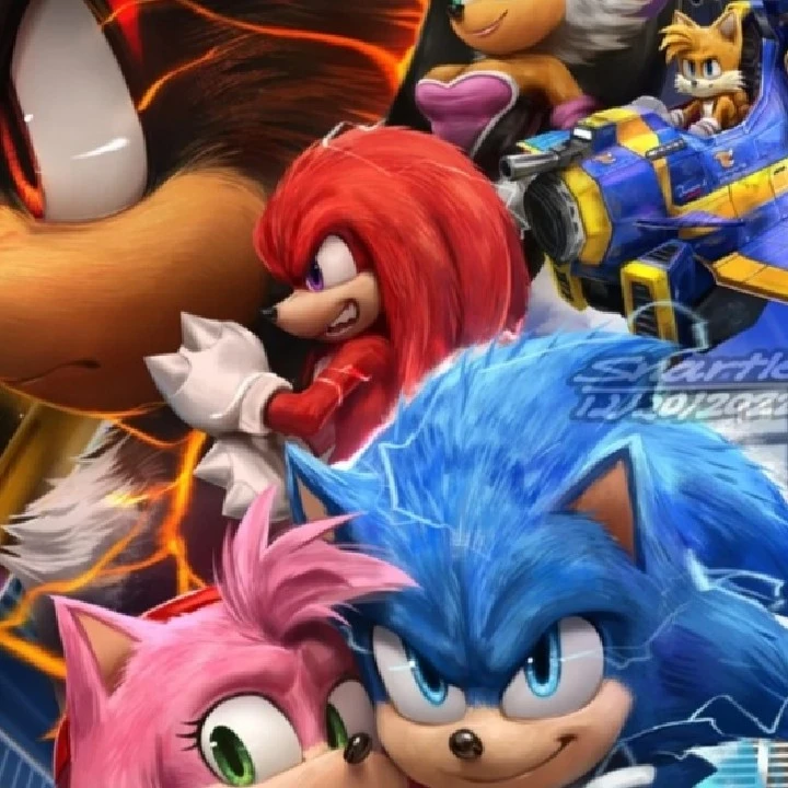 Sonic and his team Movie