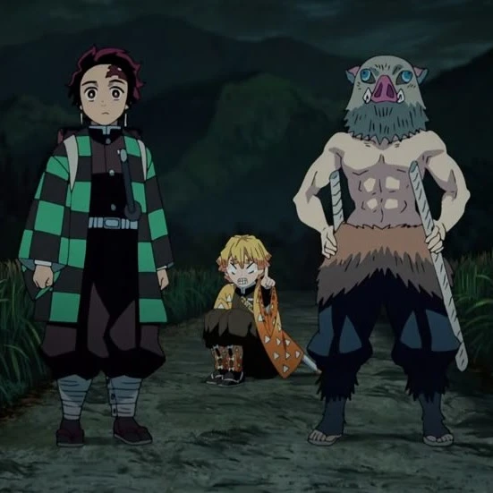 Tanjiro, Inosuke, Zenitsu