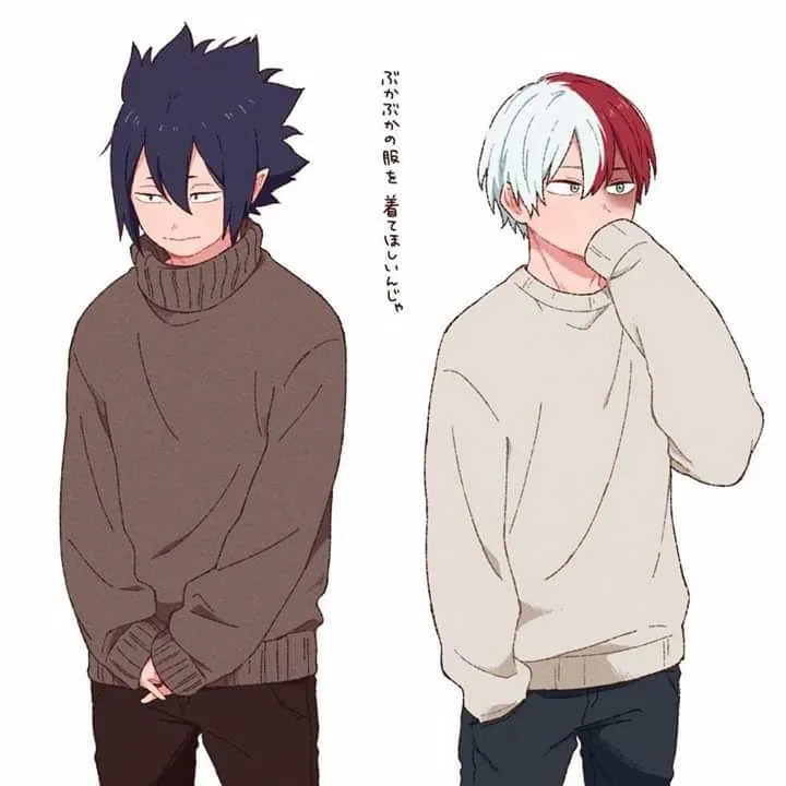 Tamaki amajiki and Todoroki