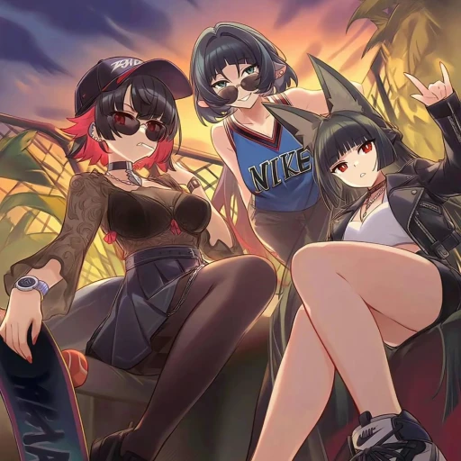 Ellen Joe, Hoshimi Miyabi and Jane doe