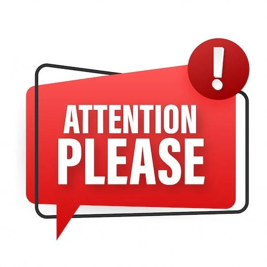 Please pay attention