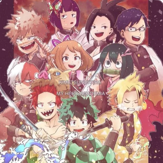 kyn and mha, and all the animes