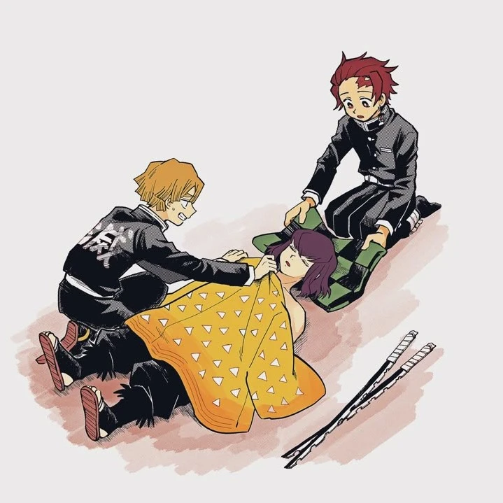 Zenitsu, Inosuke, Tanjiro