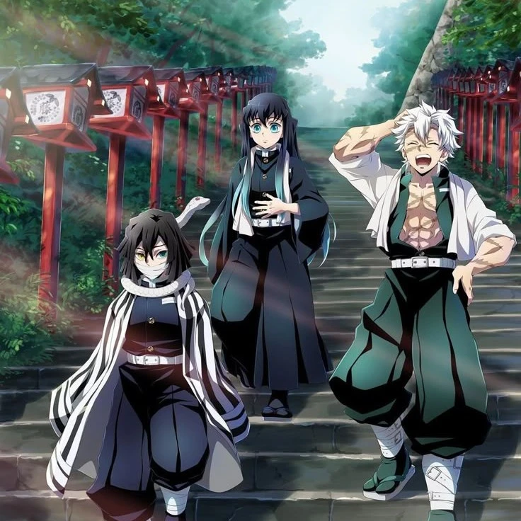 Iguro Sanemi and Muichiro