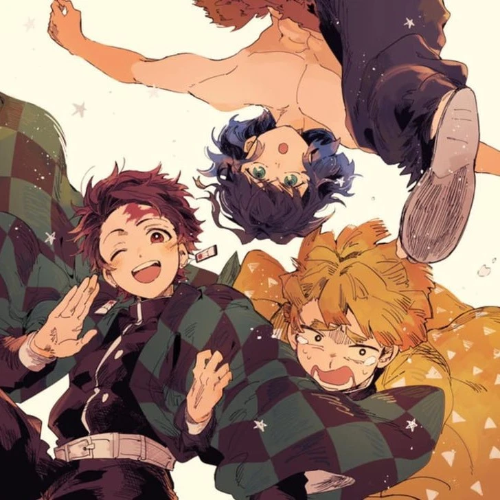 Tanjiro, Inosuke, Zenitsu