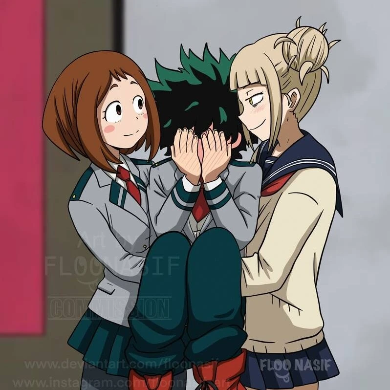 Ochaco Uraraka and Himiko Toga