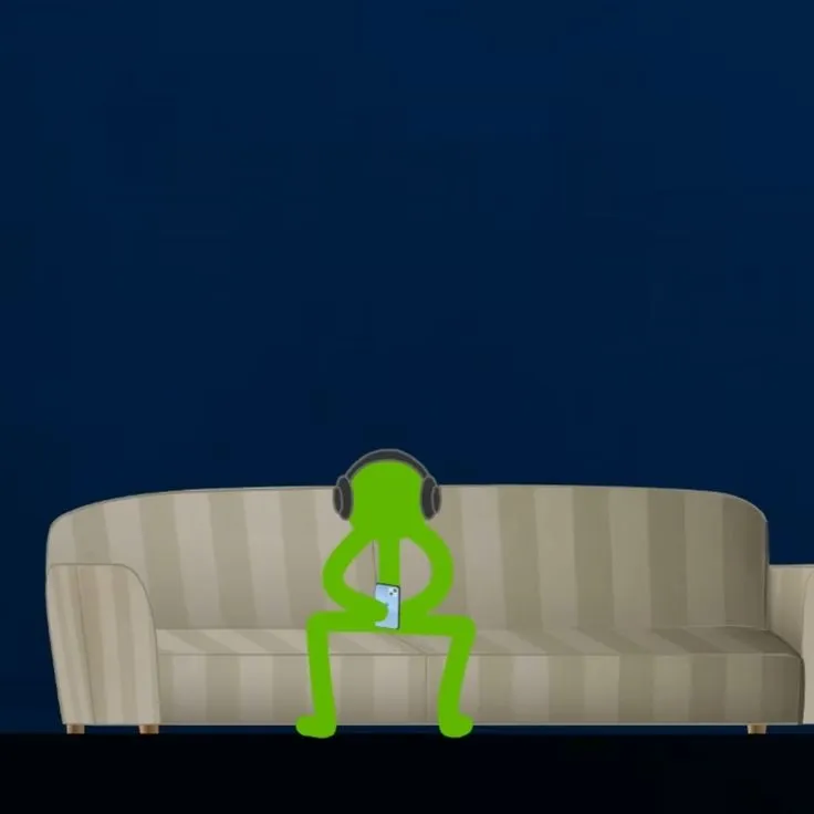 Green stickman