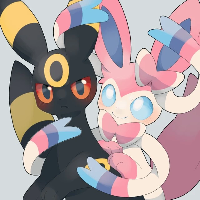 Sylveon and Umbreon!