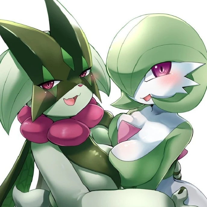 Meowscarada and Gardevoir