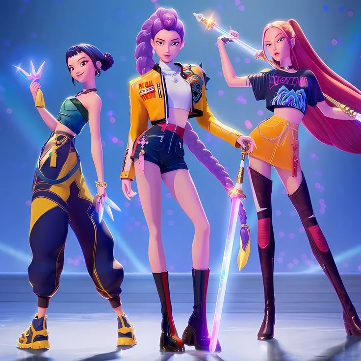 Rumi, Mira and Zoey (Huntrix)