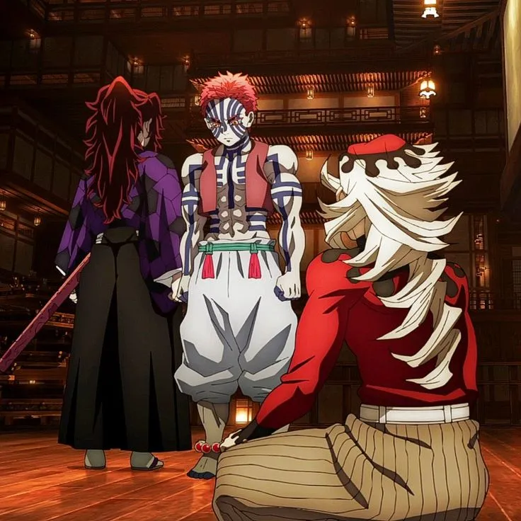 kokushibo, akaza, douma