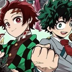 Izuku and Tanjiro
