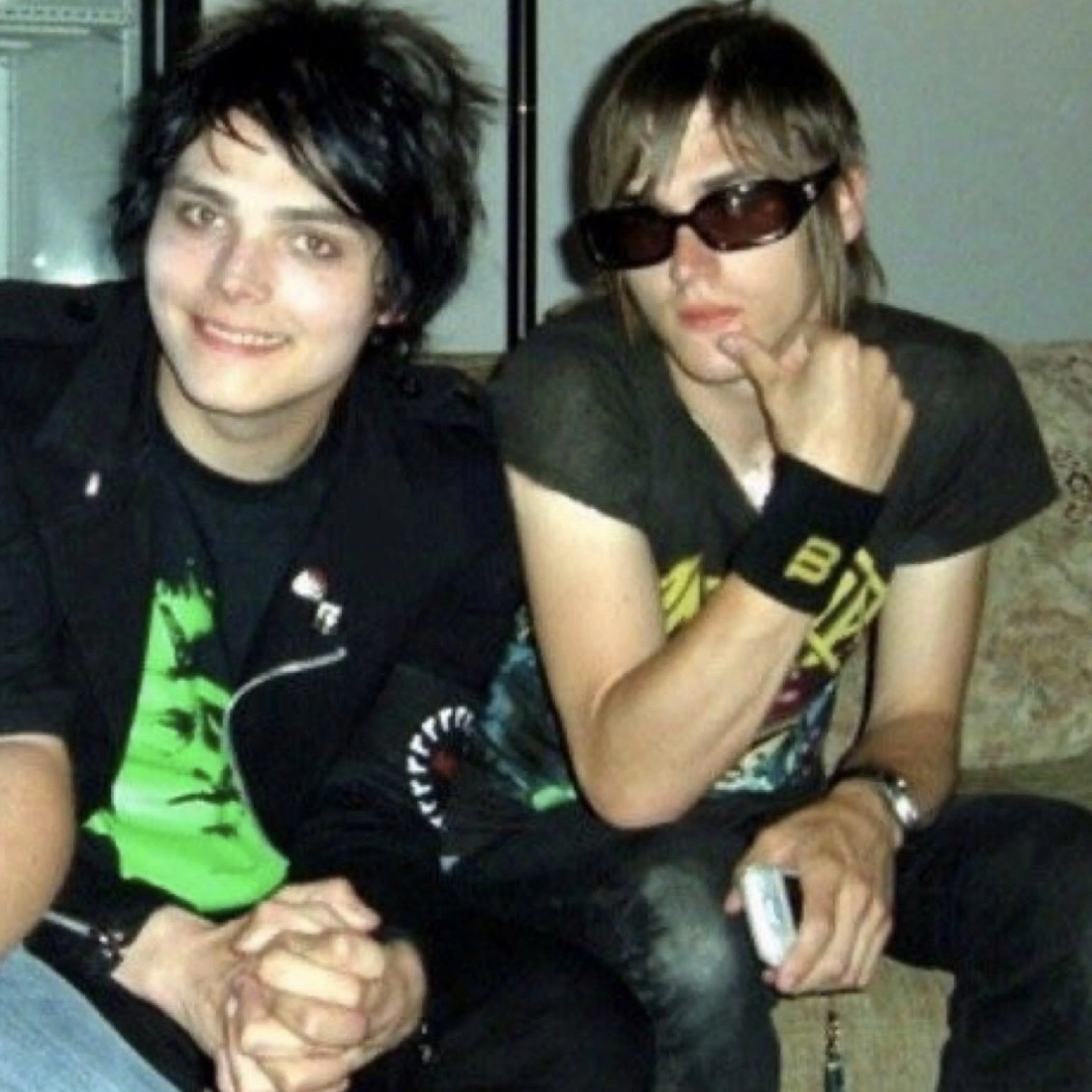 Gerard way and mikey way!