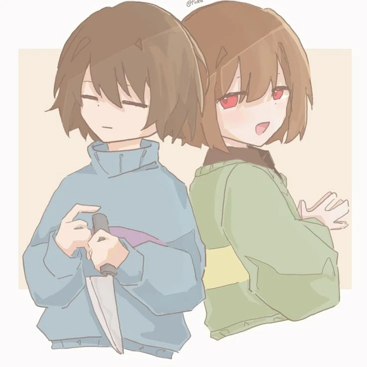 Frisk and Chara