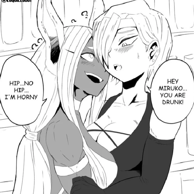 Rumi Usagiyama (Mirko) and Ryuko Tatsuma (Ryukyu)