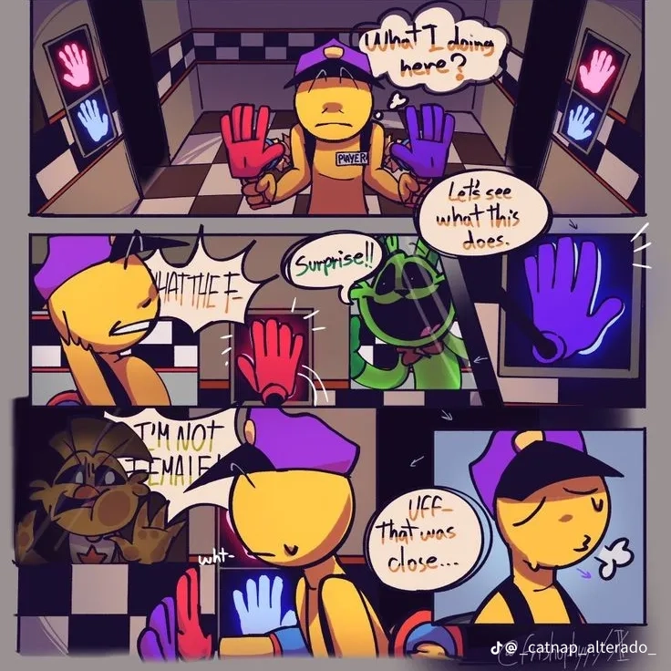 smailing criters × FIVE nights at freddy's