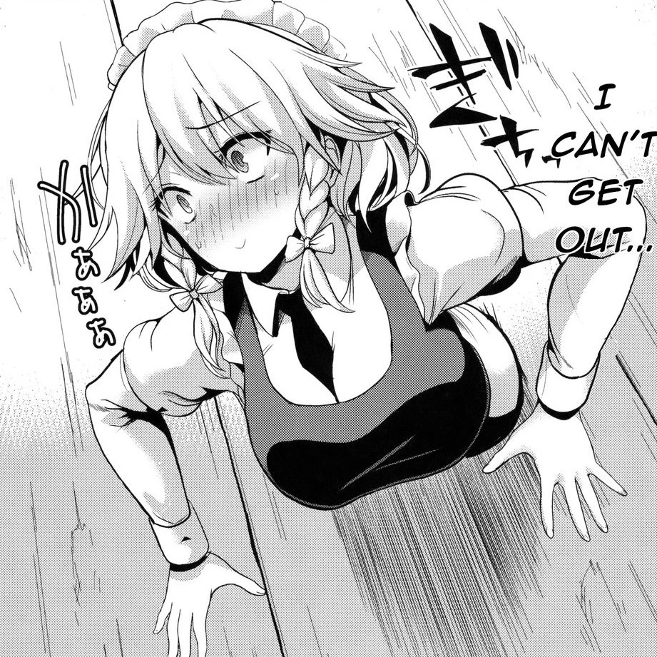 Sakuya Izayoi (stuck in a hole)