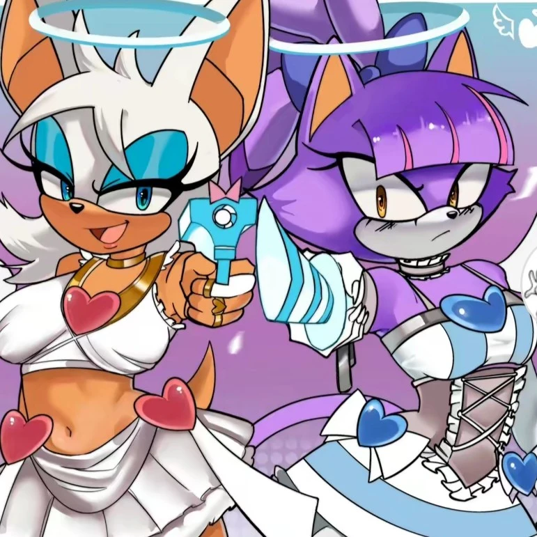 Rouge and Blaze