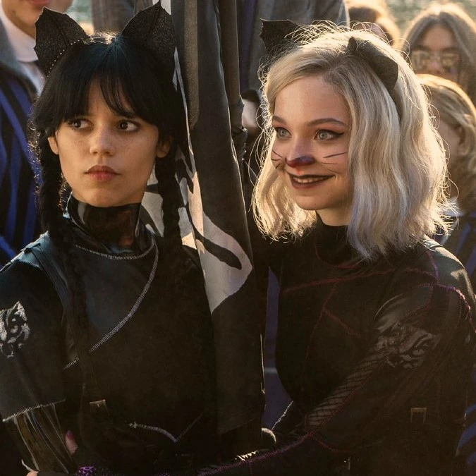 Wednesday and Enid