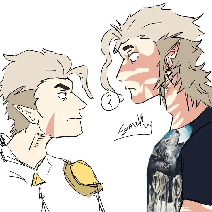 Hunter Deamonne and Hunter (The Golden Guard)