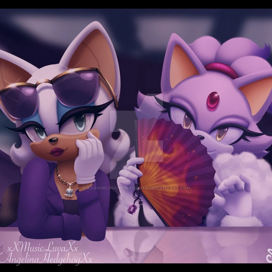 Rouge and Blaze