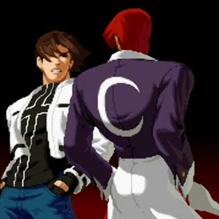 Kyo and Iori are enemies