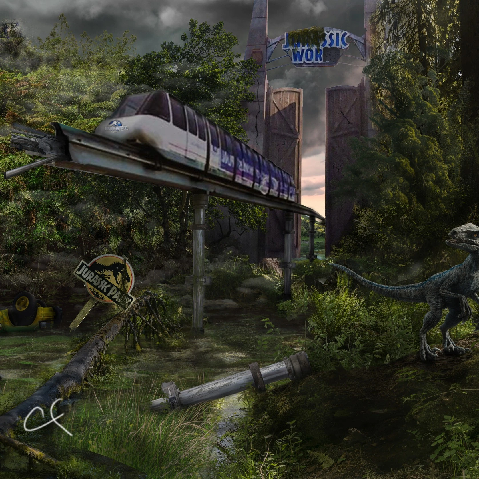 Jurassic Park abandon