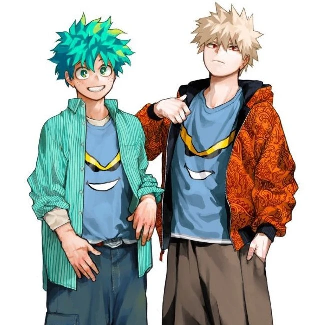 Izuku and Bakugo
