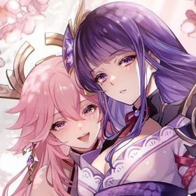 Ei and Yae miko