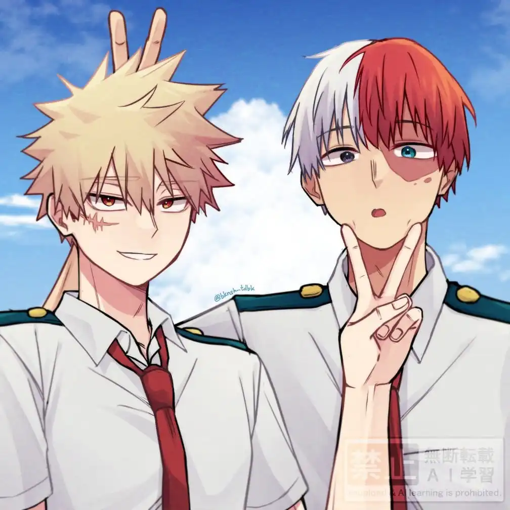 Katsuki Bakugo and Shoto Todoroki #2