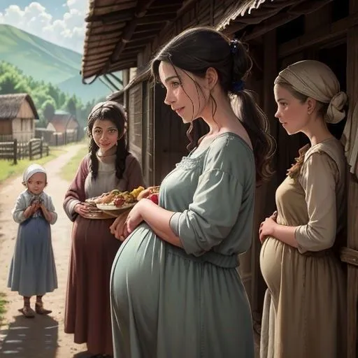 pregnant family