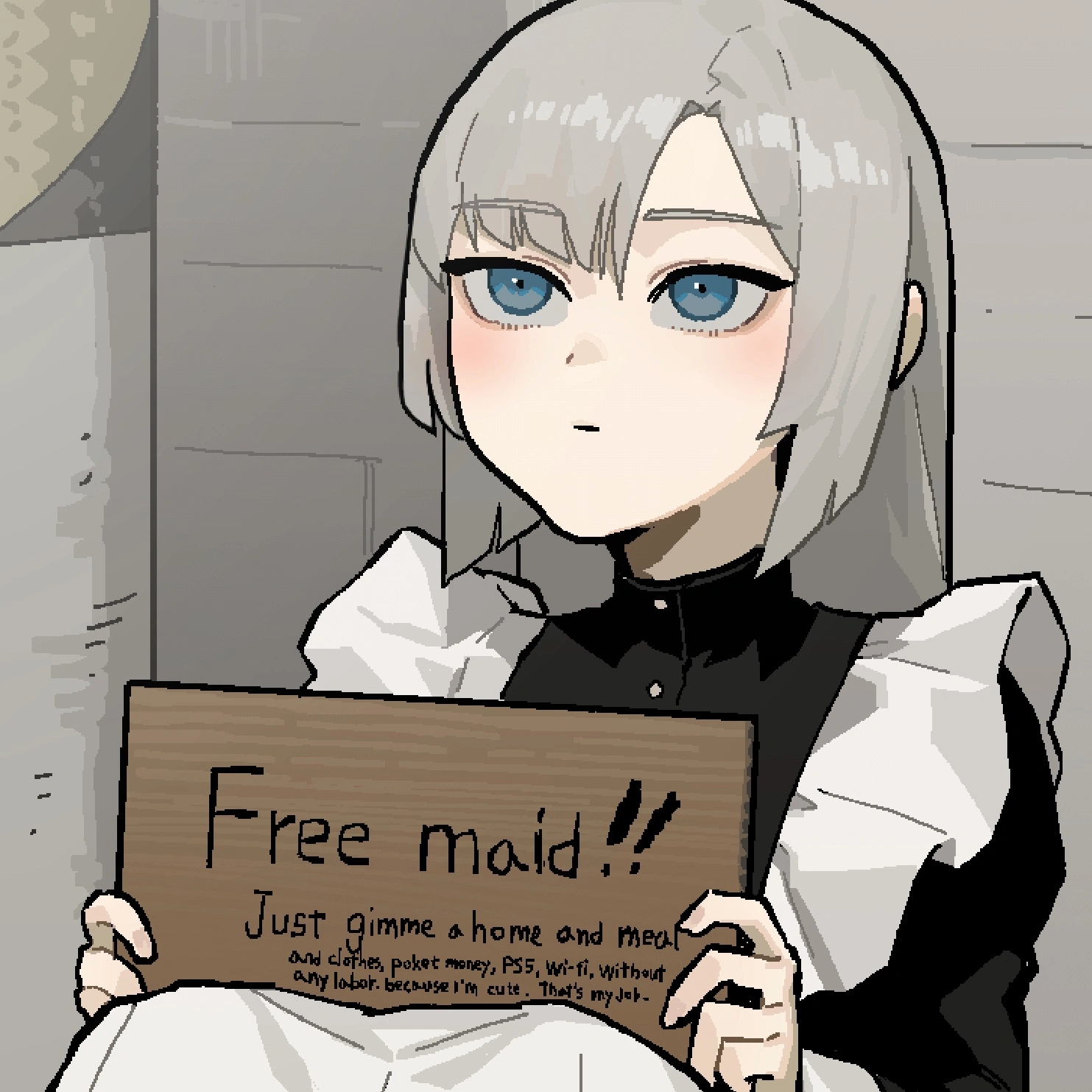 Bianca (A free homeless maid)
