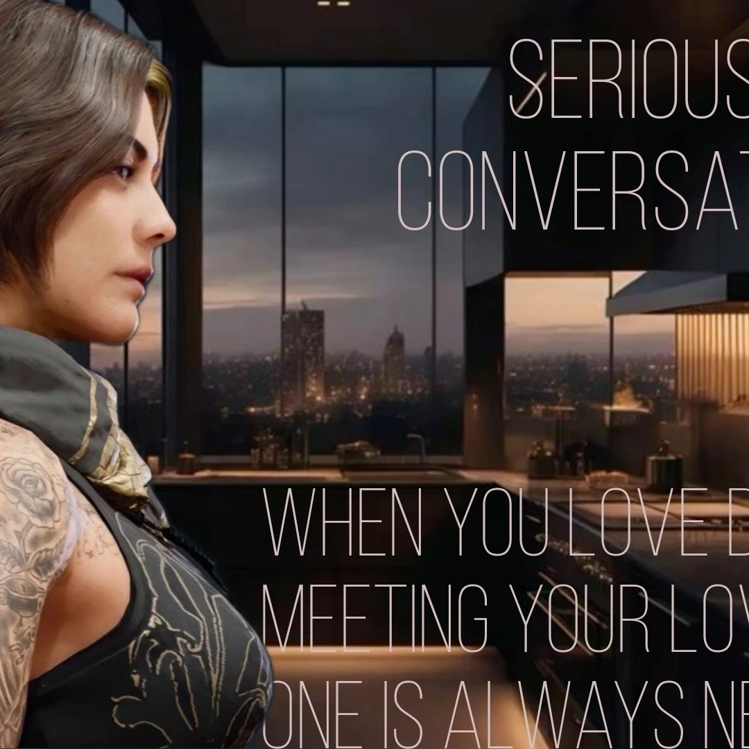 Valeria Serious conversation