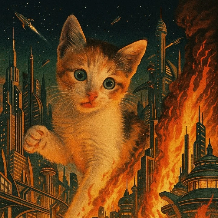 GIANT KITTEN