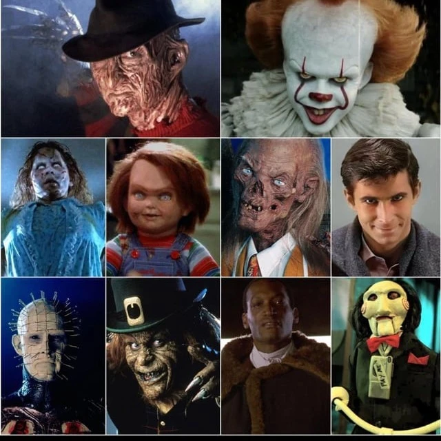 horror movie villains 🎃