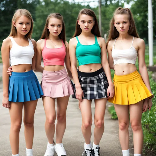 Kayla, Lana, Lexi, Brittany