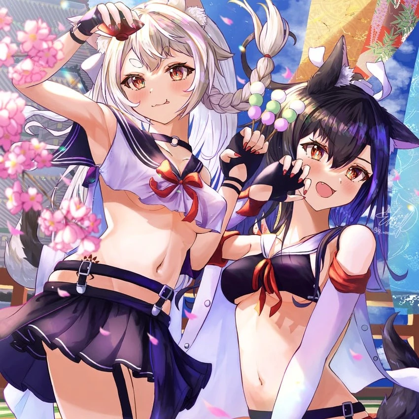 Yuudachi and Shigure